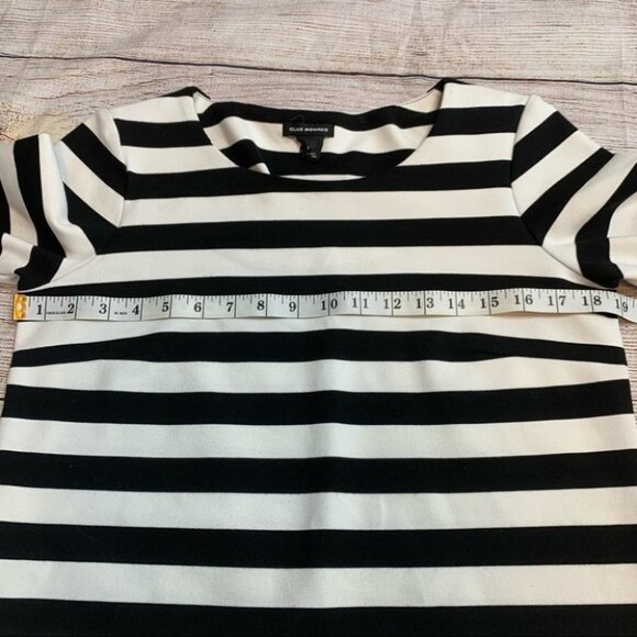 Club Monaco Haley Striped Shift Dress Size 6 - Picture 8 of 10